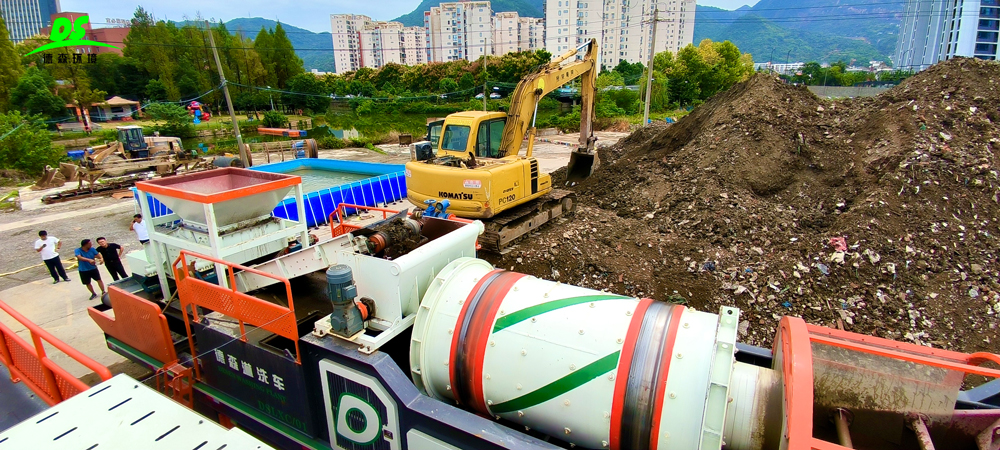 移動修復(fù)力量，重塑礦山生態(tài)——德森環(huán)境移動式土壤淋洗設(shè)備的礦山治理解決方案