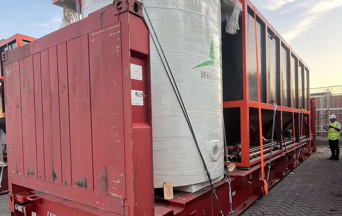 淋洗裝備海外項目—港口裝柜