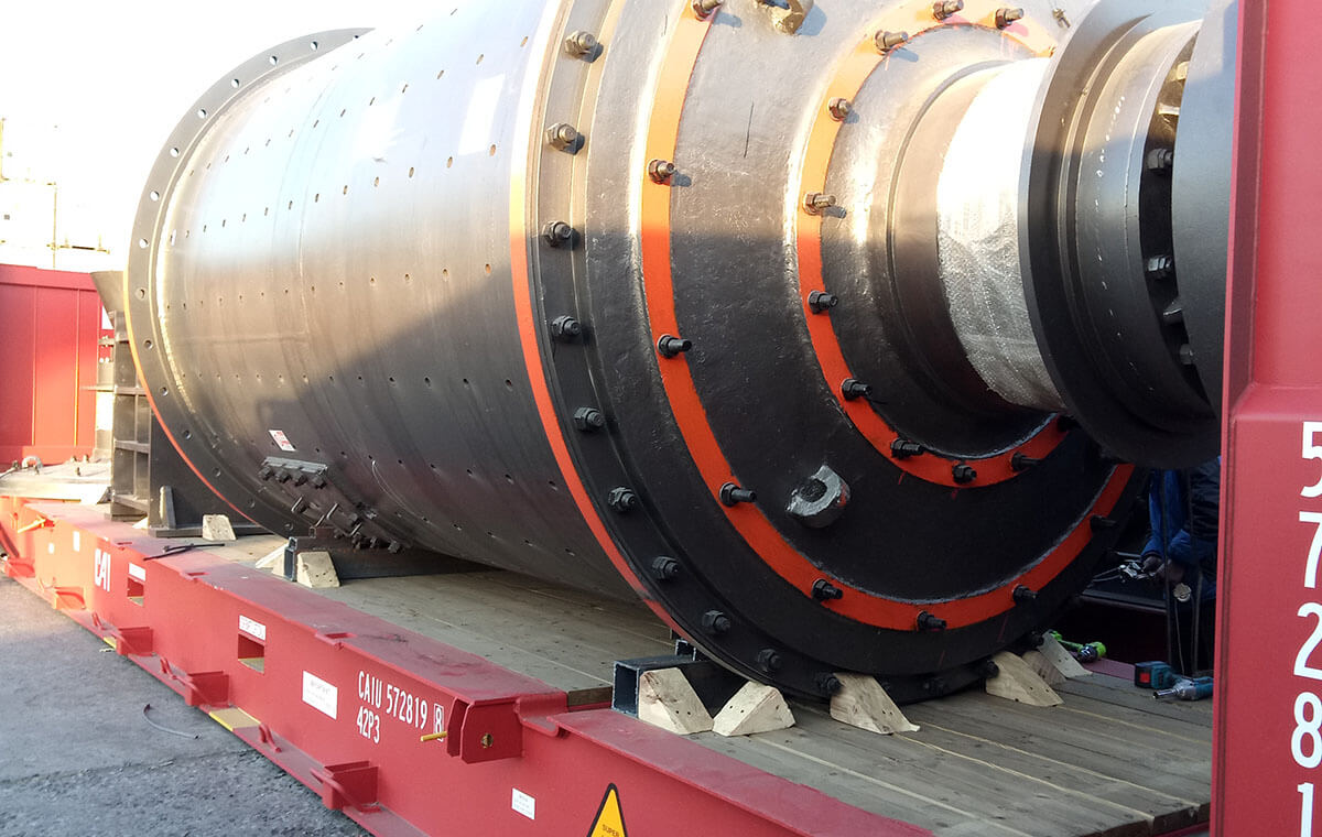 選礦裝備海外項目—港口裝柜