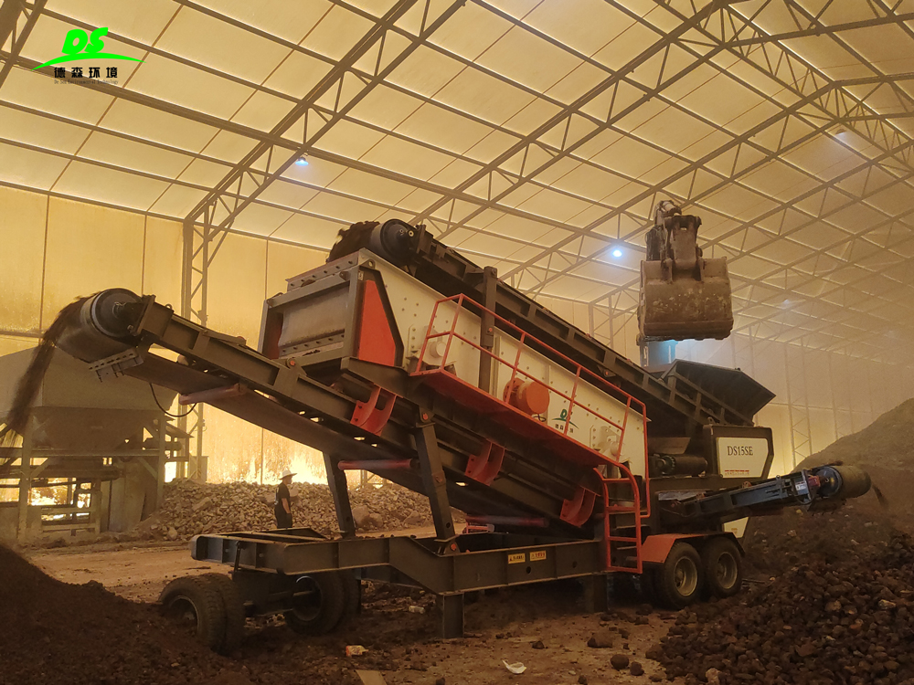 德森環(huán)境篩分車：機(jī)動精準(zhǔn)篩分，賦能全域固廢資源化