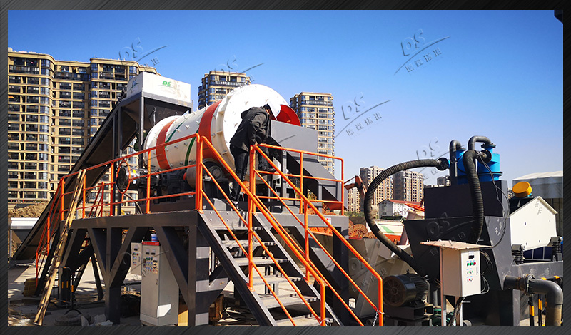 圓筒式土壤擦洗機(jī)