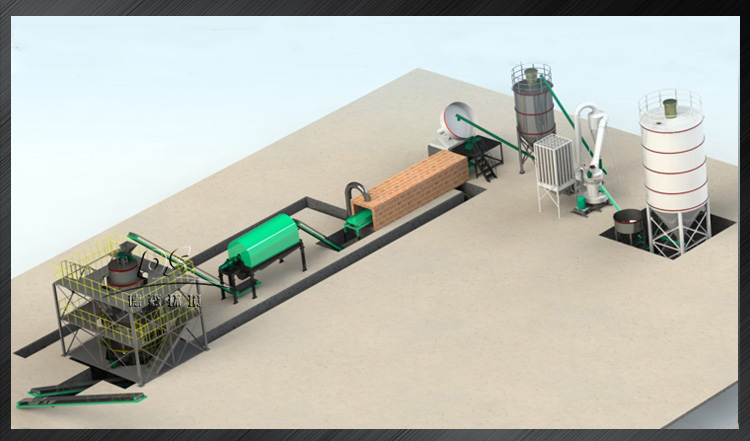 城市污泥處理廠污泥燒制陶粒步驟